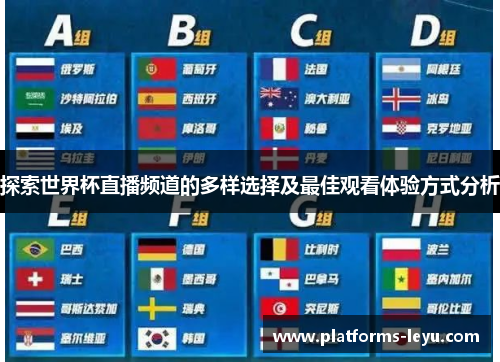 探索世界杯直播频道的多样选择及最佳观看体验方式分析 探索世界杯直播频道的多样选择及最佳观看体验方式分析